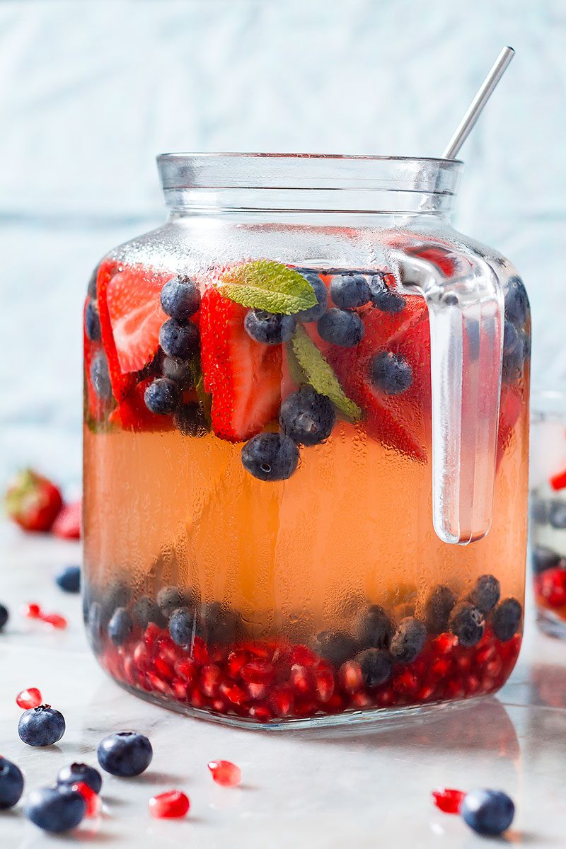 Perfect Fruity Iced Tea - #recipe by #eatwell101 - https://www.eatwell101.com/iced-tea-recipe