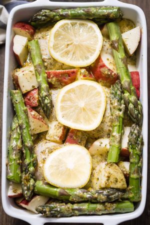 Baked Chicken Breasts with Lemon & Veggies