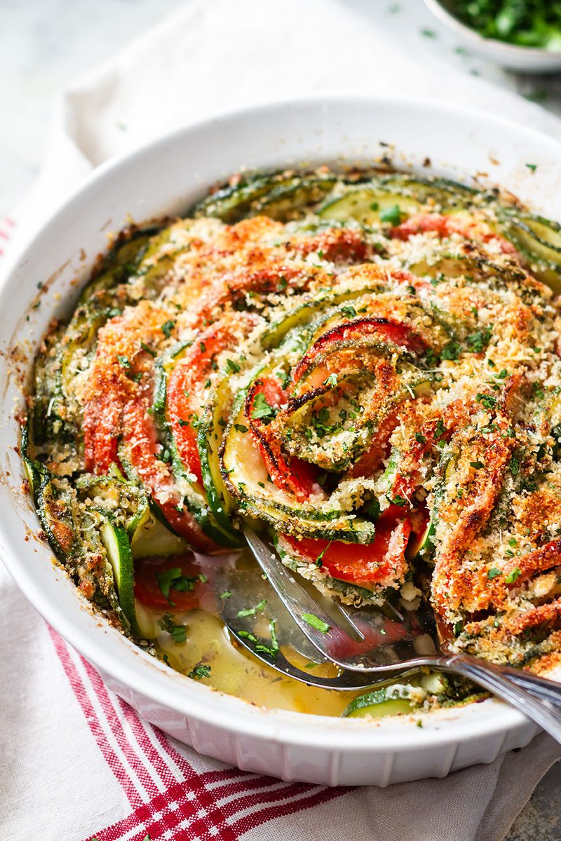 roasted summer vegetables