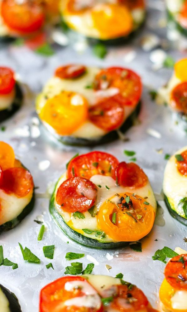 Mini Zucchini Pizzas