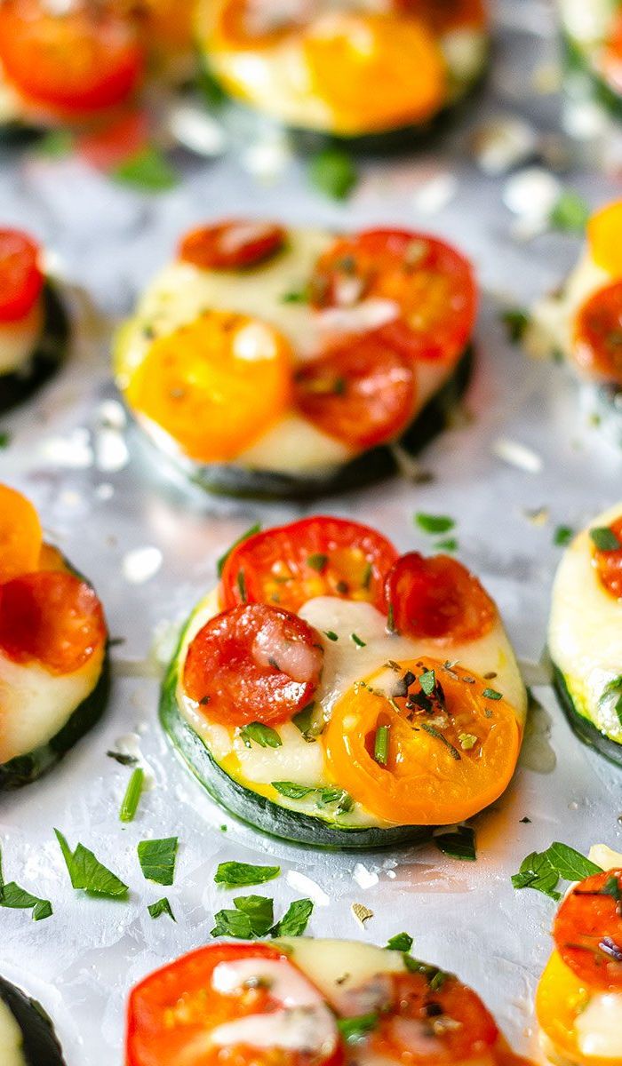Mini Zucchini Pizzas