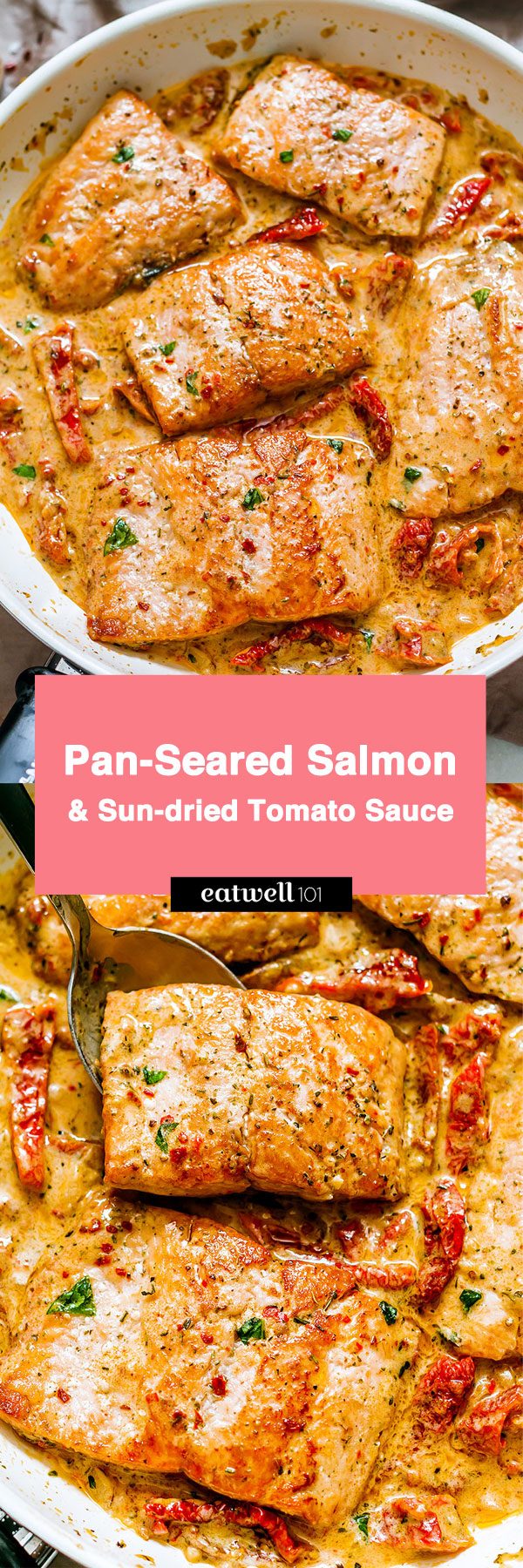 Pan Seared Salmon – #eatwell101 #recipe #salmon - The EASIEST, most FLAVORFUL salmon you will ever make.