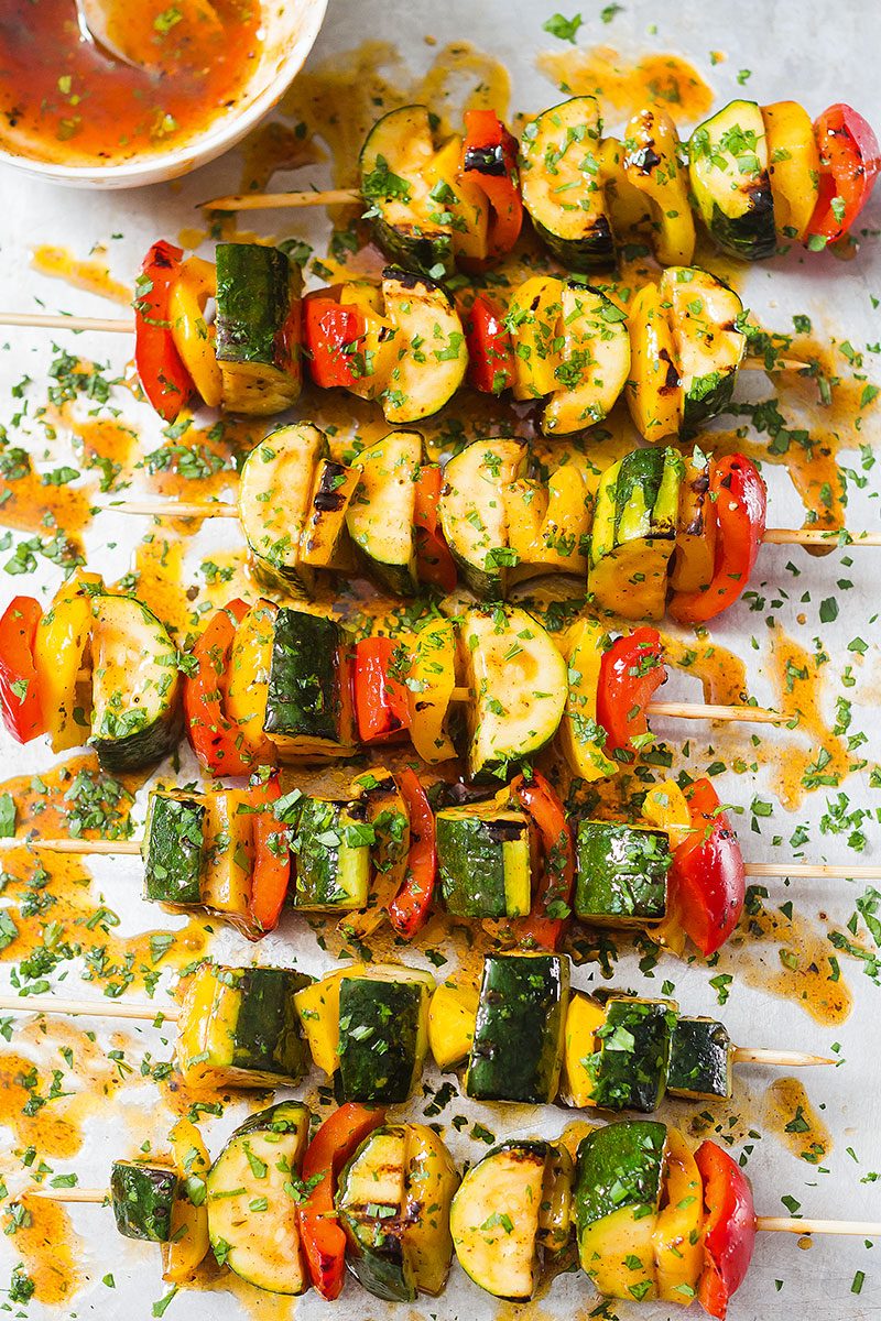 Grilled Zucchini Recipe With Bbq Sauce Eatwell101