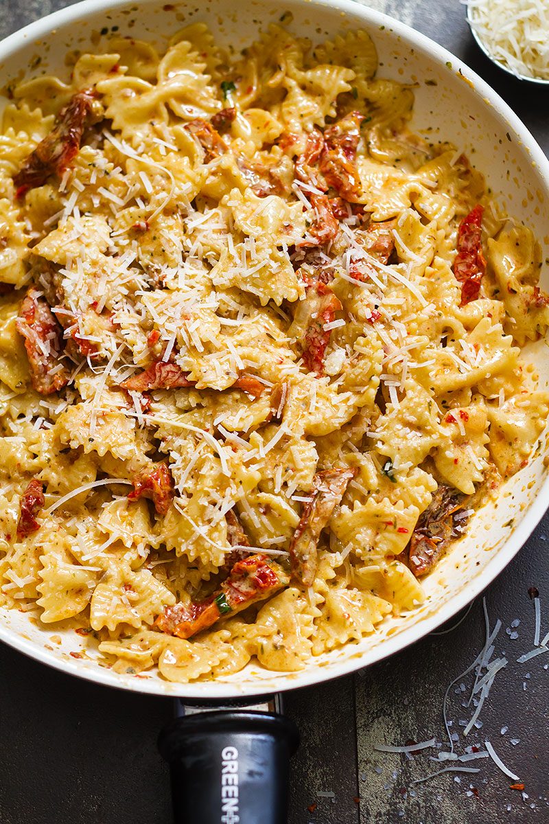 cheesy tomato pasta recipe