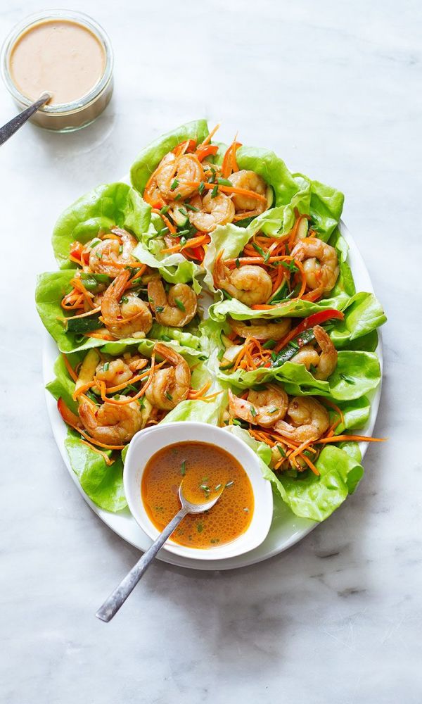 Shrimp Lettuce Wraps