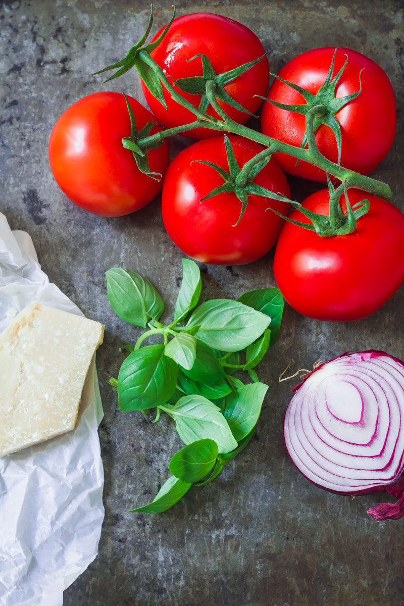 Tomato Salad – Loaded with fresh herbs and takes 10 mins of prep. Simple yet packed with flavor!