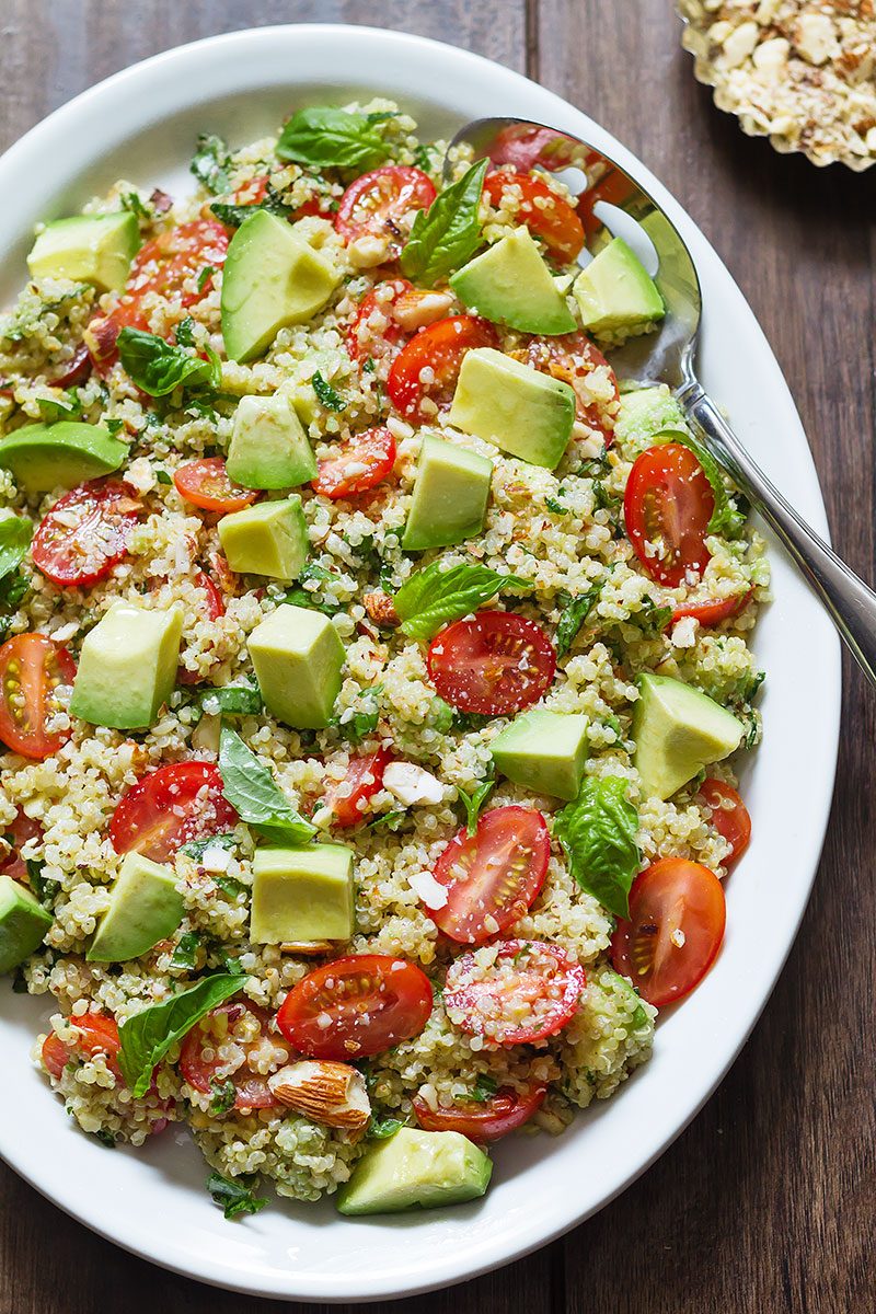 quinoa salad with avocado