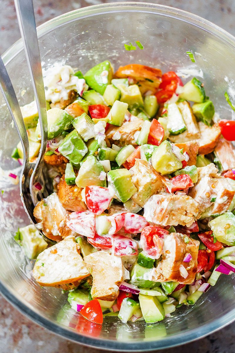 Chicken Lettuce Wraps – Piled with chunky chicken and veggies, makes for a light, yet satisfying dinner.