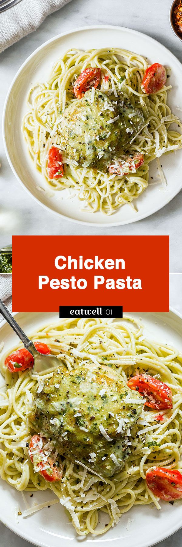 Chicken Pesto Pasta – DELICIOUS and ready in 25 minutes from start to finish!
