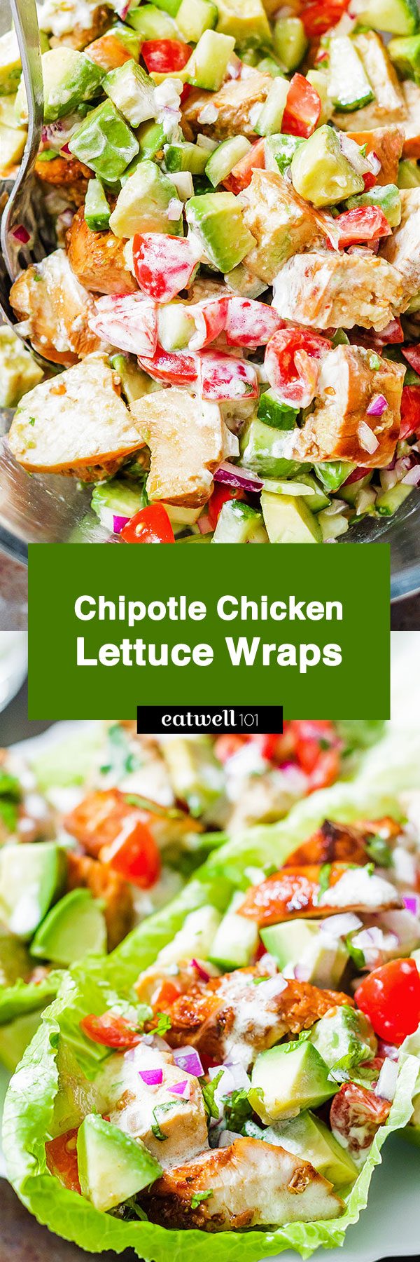 Chicken Lettuce Wraps – Piled with chunky chicken and veggies, makes for a light, yet satisfying dinner.