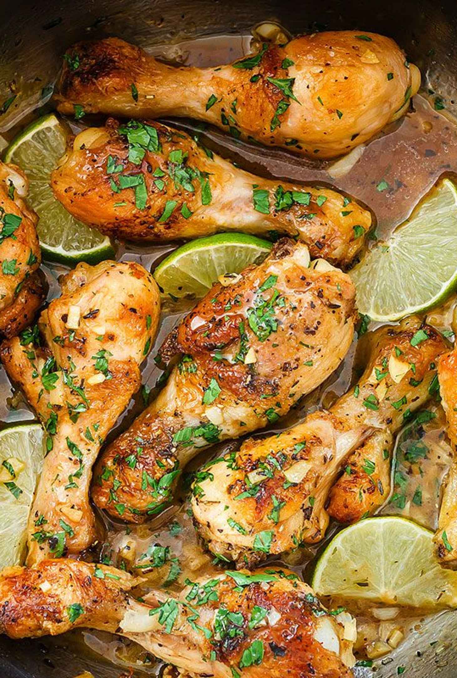 Quick Braised Lime Chicken - #recipe by #eatwell101 - https://www.eatwell101.com/braised-lime-chicken-recipe