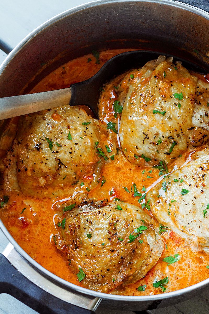 Butter Chicken - Crisp-tender with the creamiest sauce ever – You’ll go crazy over this comforting dinner!