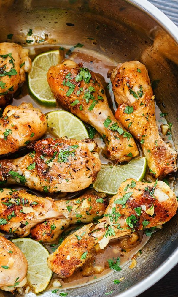 Quick Braised Lime Chicken