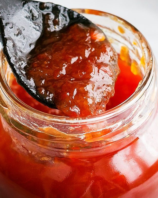 Easy Freezer Watermelon Jam - #recipe by #eatwell101 - https://www.eatwell101.com/freezer-watermelon-jam-recipe