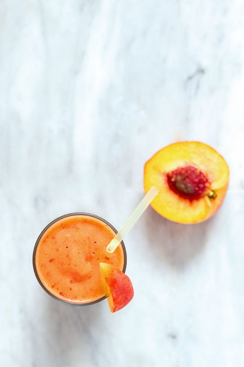 Ginger Peach Smoothie – A nutritious breakfast or snack! Fresh, hydrating and satisfying!
