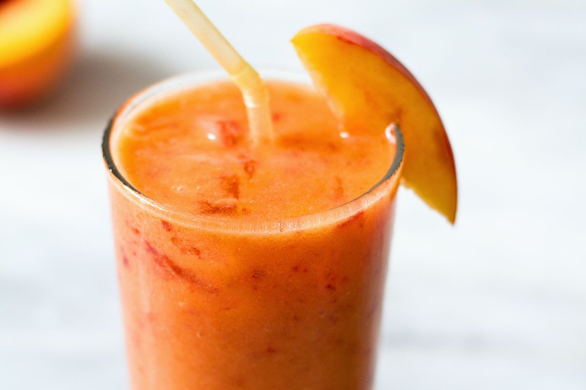 Gingerized Peach Smoothie
