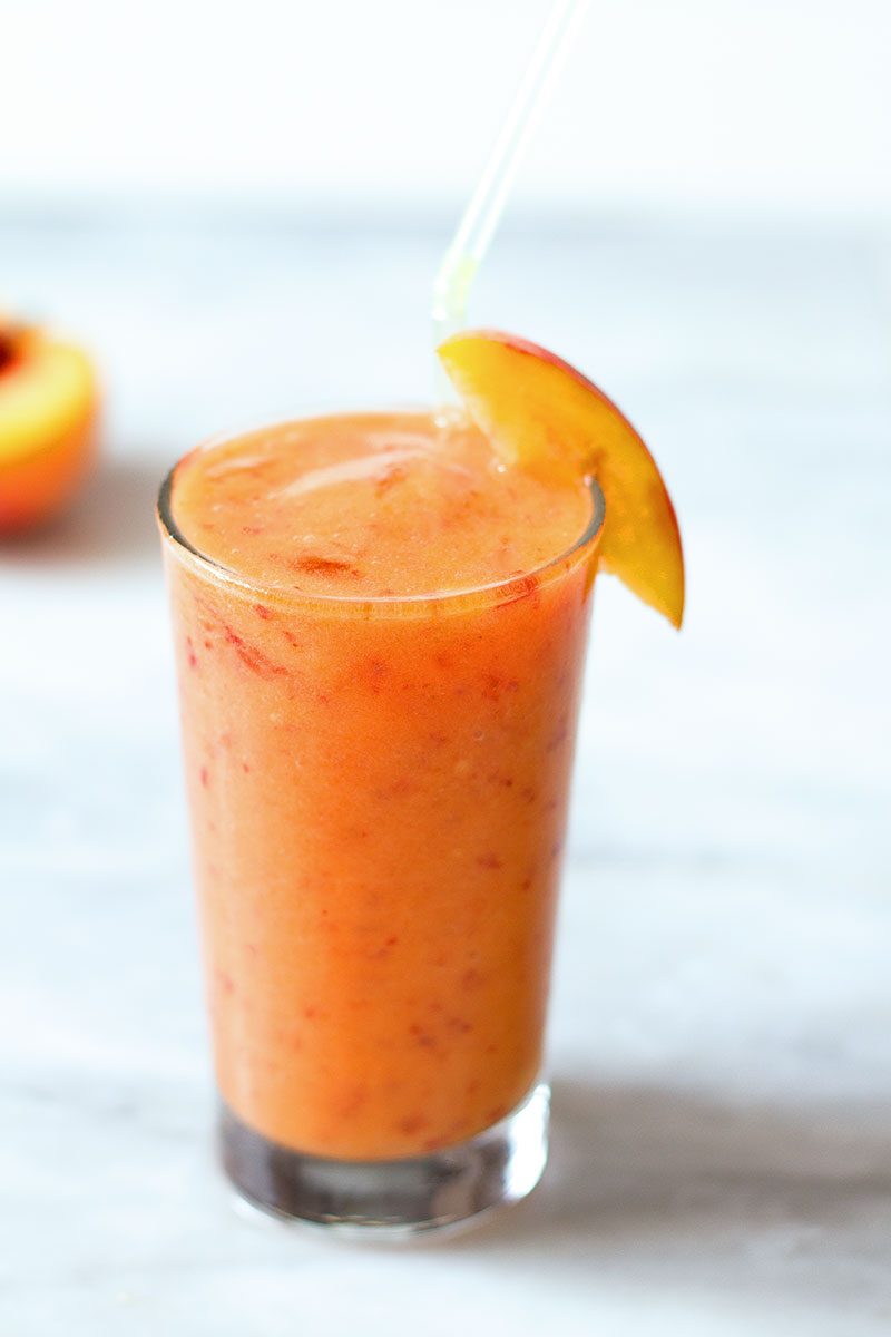 Ginger Peach Smoothie – A nutritious breakfast or snack! Fresh, hydrating and satisfying!