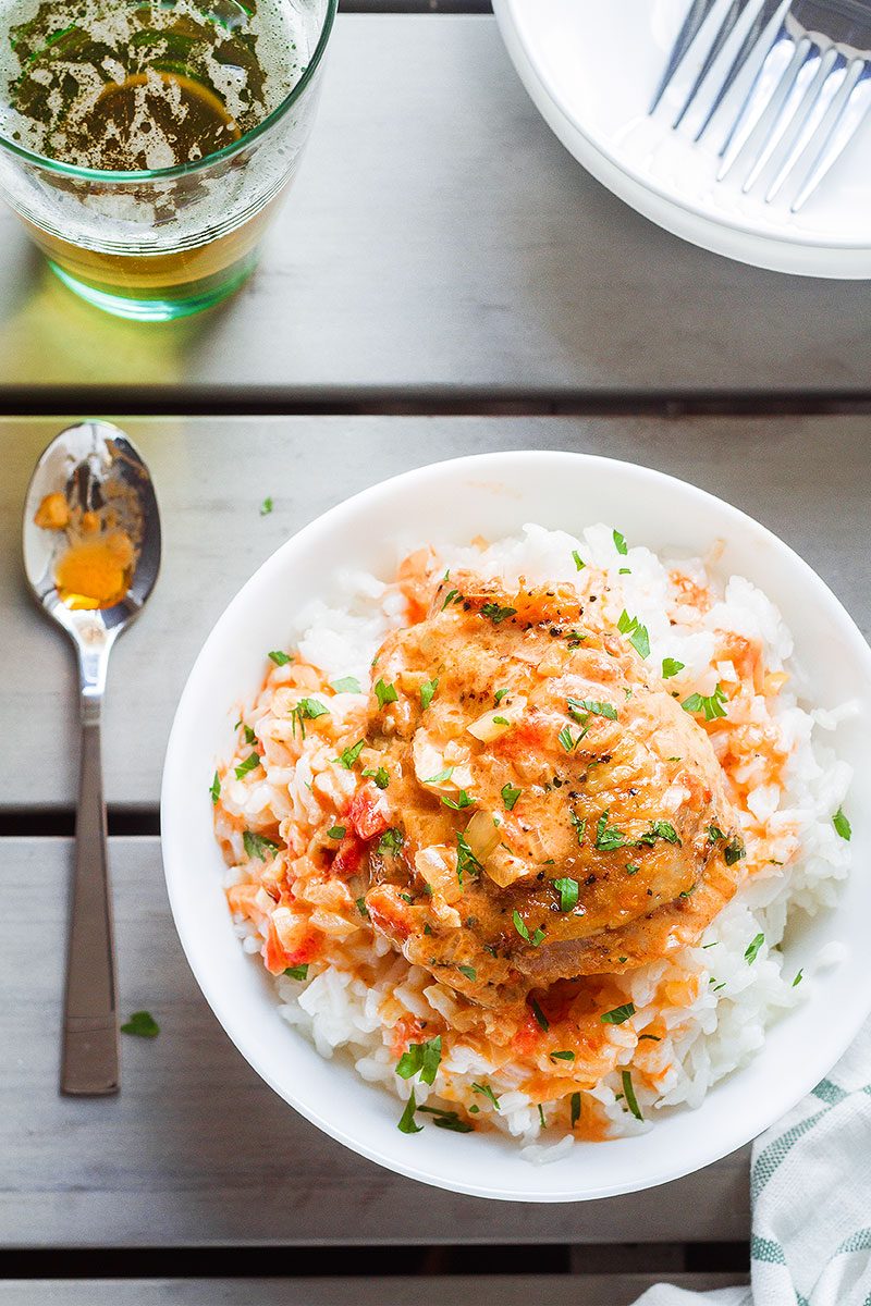 Butter Chicken - Crisp-tender with the creamiest sauce ever – You’ll go crazy over this comforting dinner!