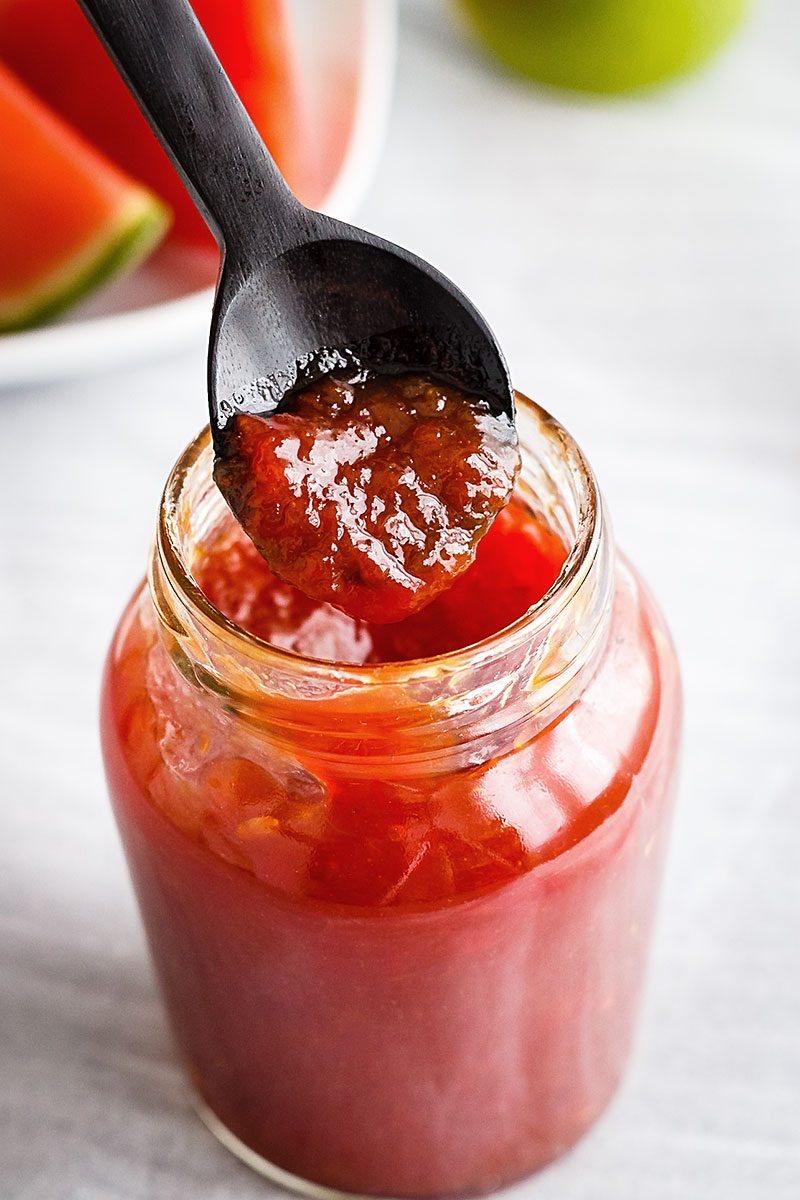 Freezer Watermelon Jam – Easy, delicious, and requires no canning knowledge!