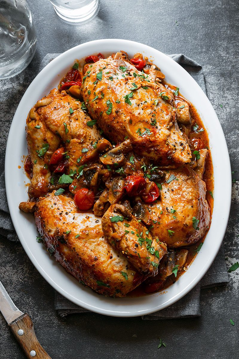 Easy Chicken Cacciatore Recipe — Eatwell101