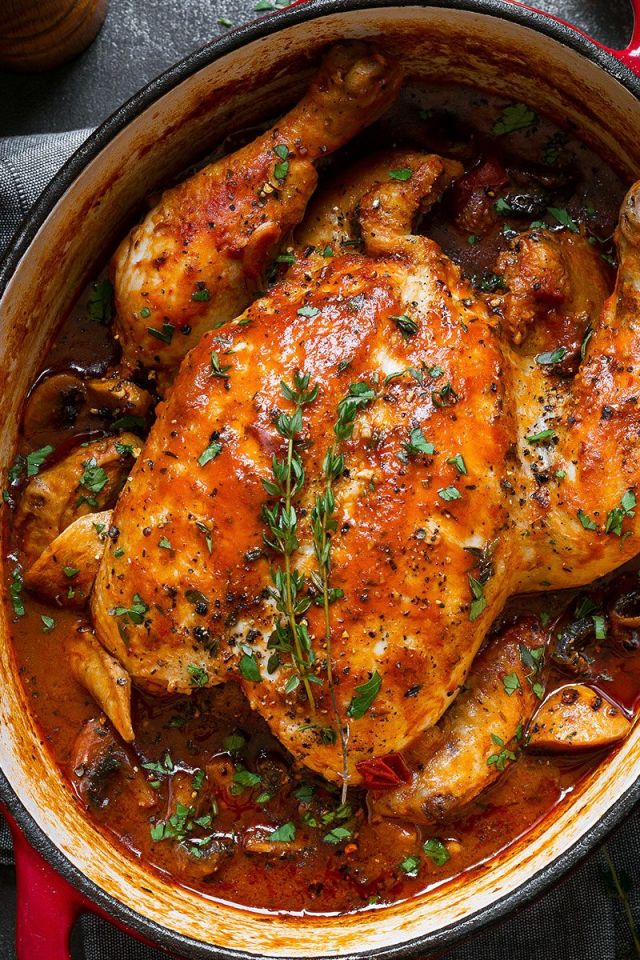 Easy Chicken Cacciatore