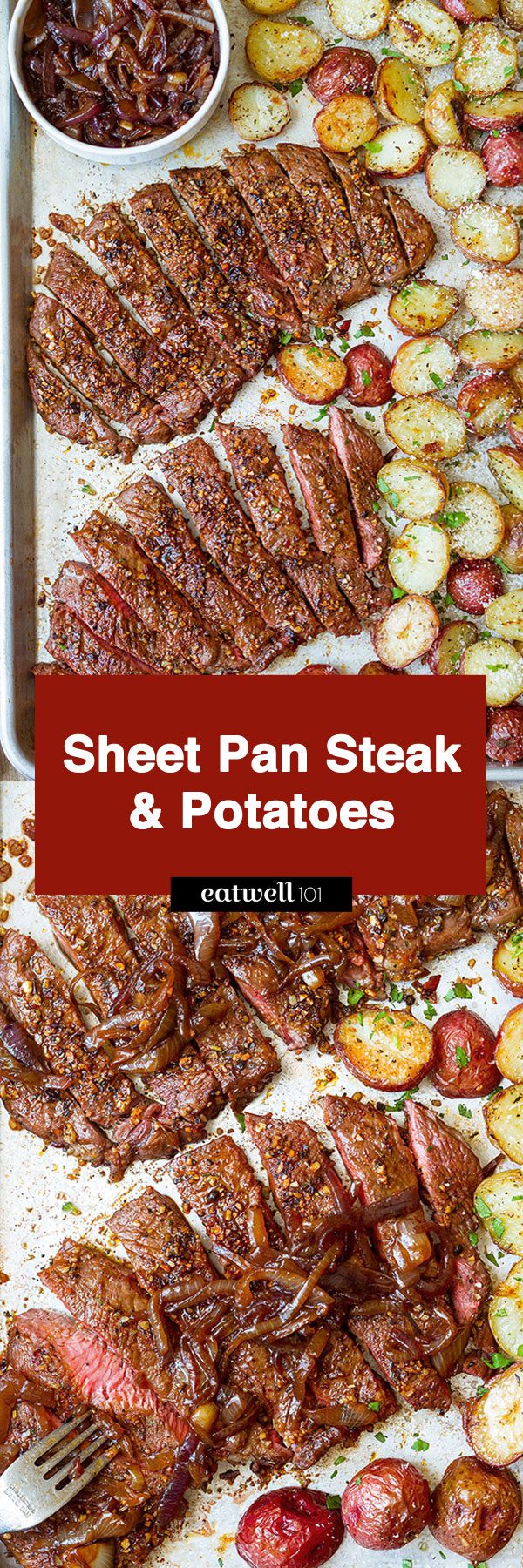 Sheet Pan Steak And Potatoes Recipe Eatwell101