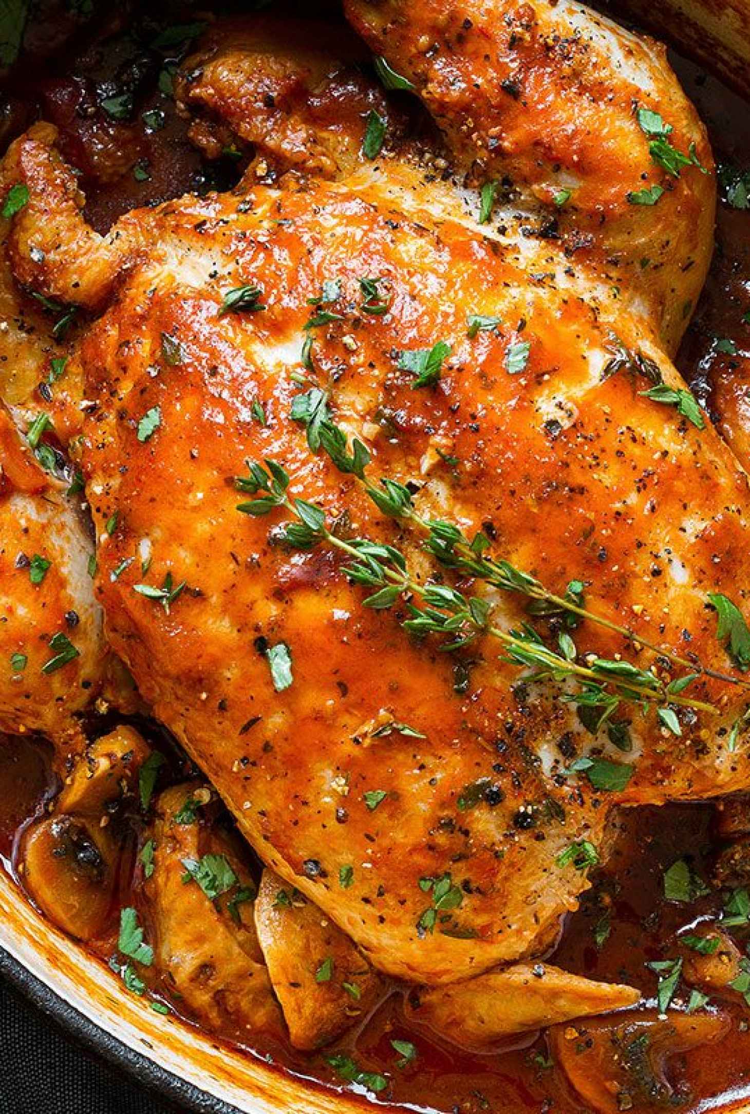 Easy Chicken Cacciatore - #recipe by #eatwell101 - https://www.eatwell101.com/chicken-cacciatore-recipe