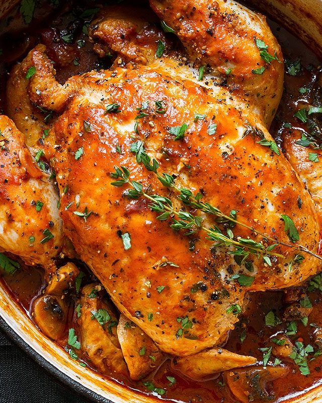 Easy Chicken Cacciatore - #recipe by #eatwell101 - https://www.eatwell101.com/chicken-cacciatore-recipe