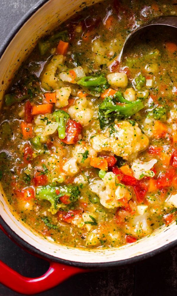 Broccoli Cauliflower Soup