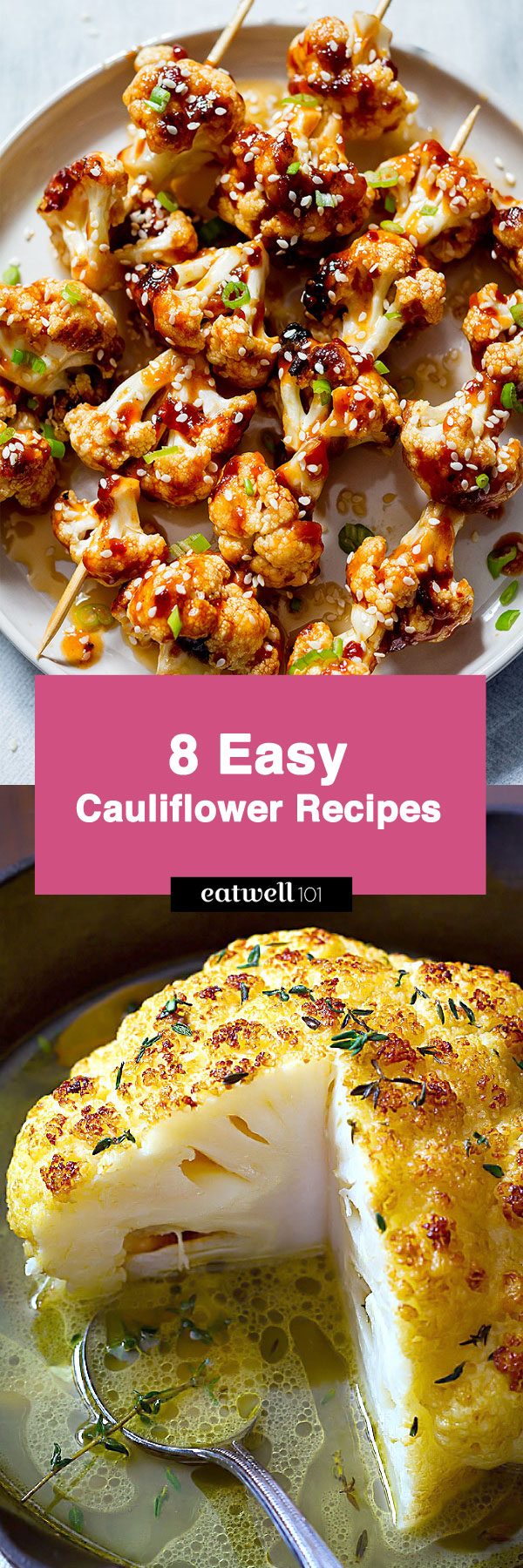 Cauliflower recipes — From roasted to slow cooked and riced, this super vegetable is about to rule your kitchen with our delicious cauliflower recipes!