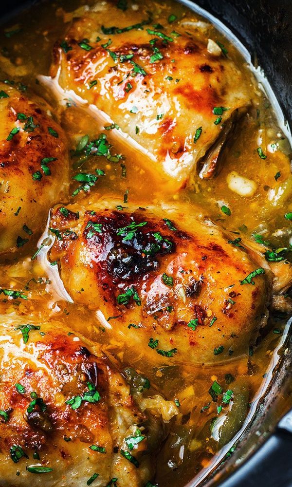Salsa verde Crockpot Chicken Recipe