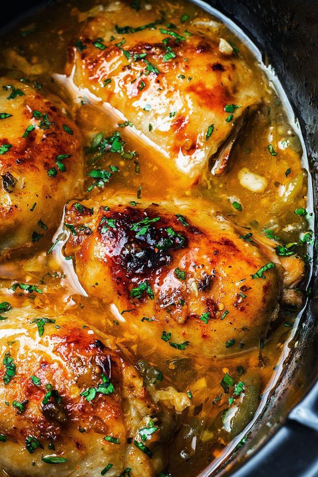 Salsa verde Crockpot Chicken Recipe