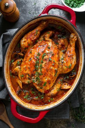 Easy Chicken Cacciatore