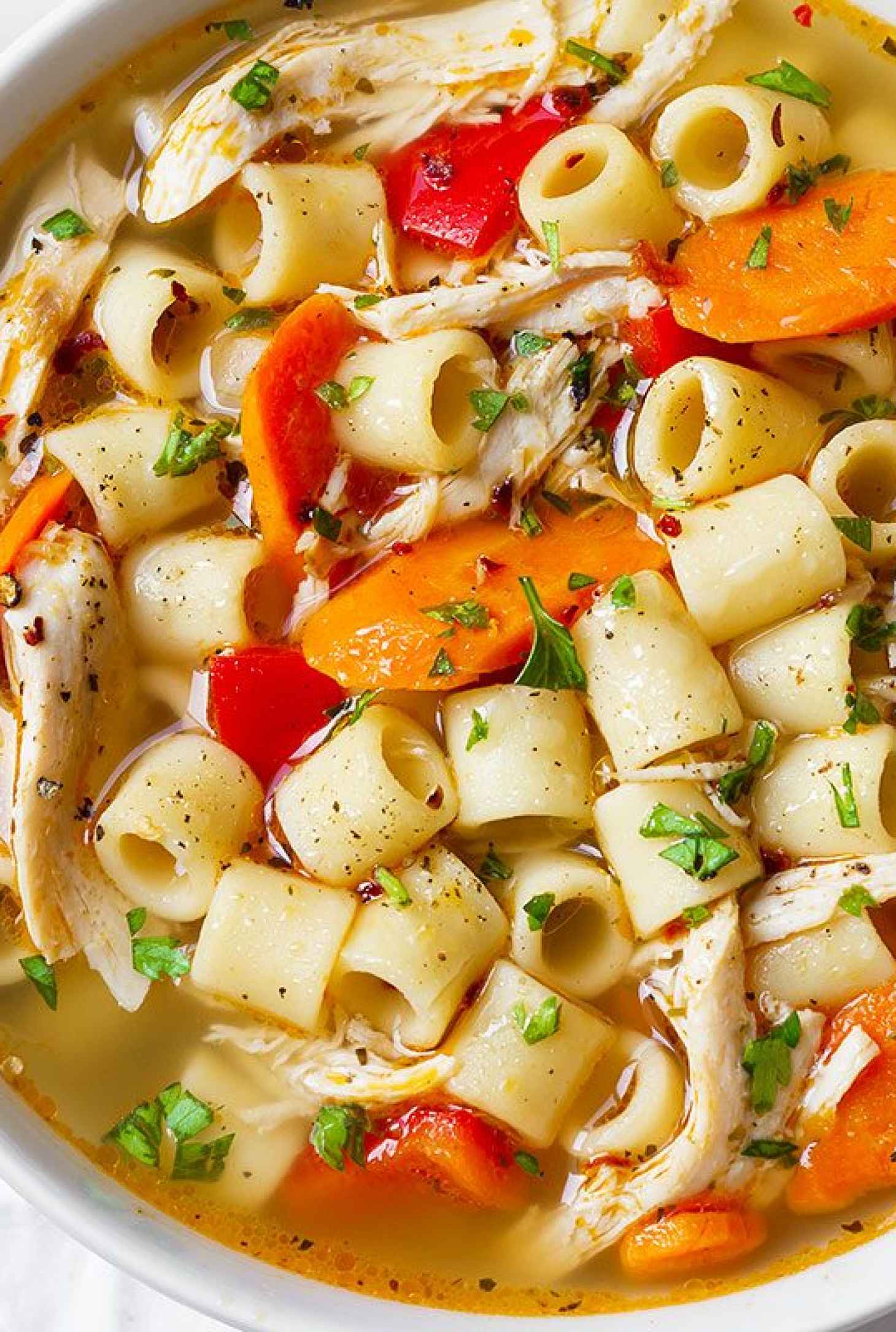 Chicken Noodle Soup - #recipe by #eatwell101 - https://www.eatwell101.com/chicken-noodle-soup-recipe