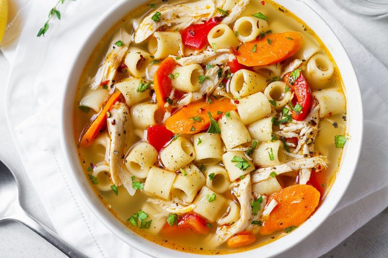 Chicken Noodle Soup - #recipe by #eatwell101 - https://www.eatwell101.com/chicken-noodle-soup-recipe