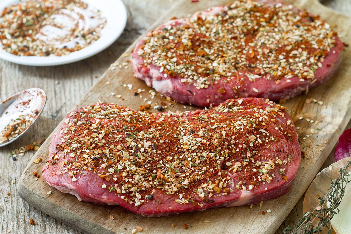 Sheet Pan Steak and Potatoes — #eatwell101 #recipe #steak #dinner - Perfectly seasoned, melt-in-your-mouth tender steak and crisp cheesy potatoes — An easy dinner ready in less than an hour
