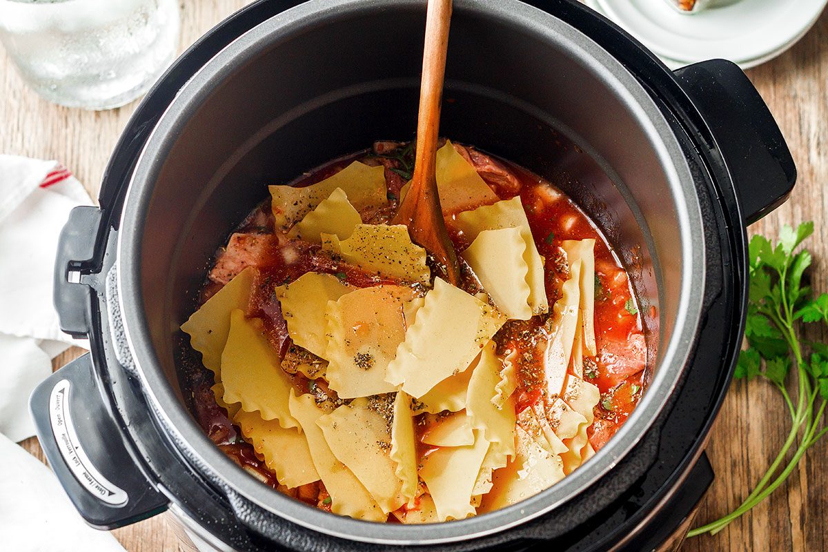 Instant Pot Beef Pasta Soup — A major comfort soup that's so easy, healthy, and absolutely delicious.