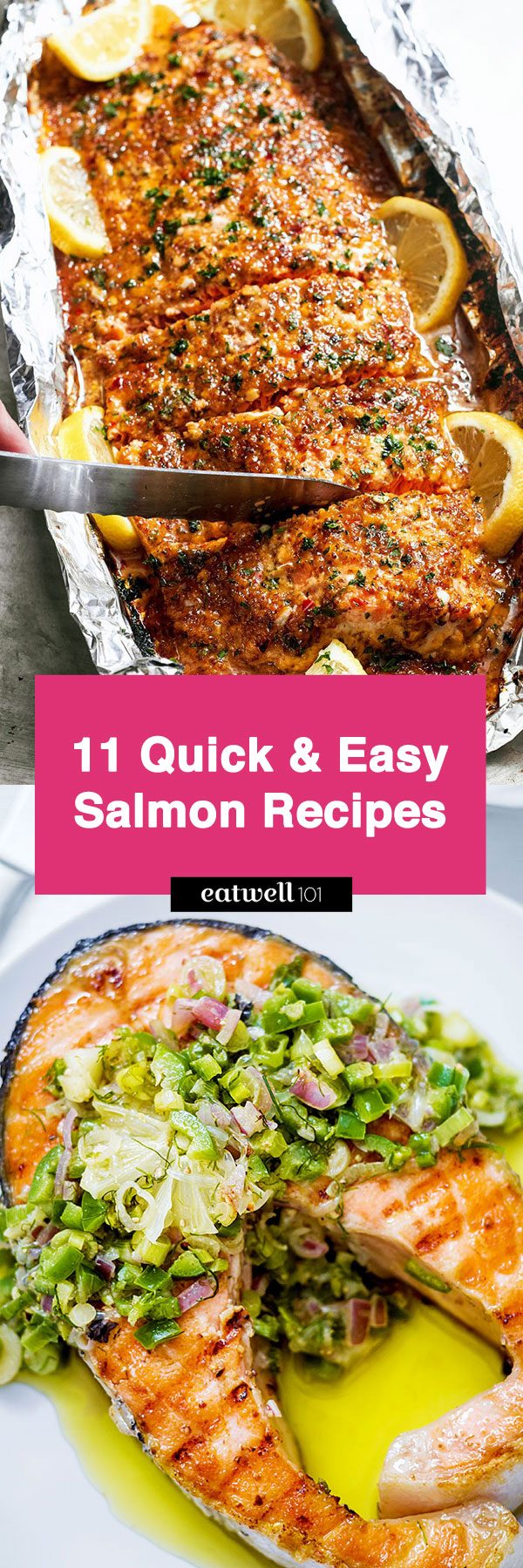 Salmon recipes — Healthy, versatile and delicious, a great way to get more Omega-3s into your diet.