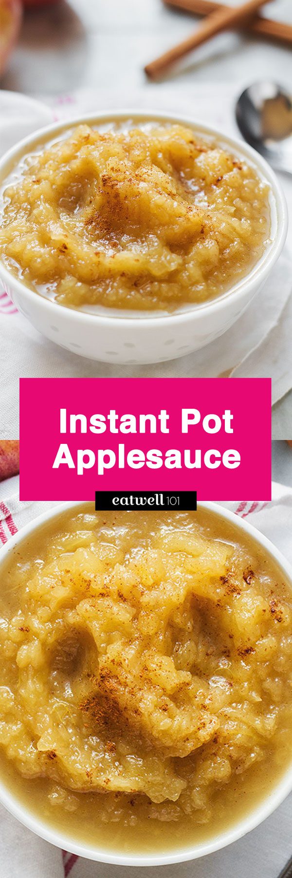 Instant Pot Applesauce — If you love homemade applesauce, you’ve got to try this method. Absolutely delicious and comes out perfect every time!