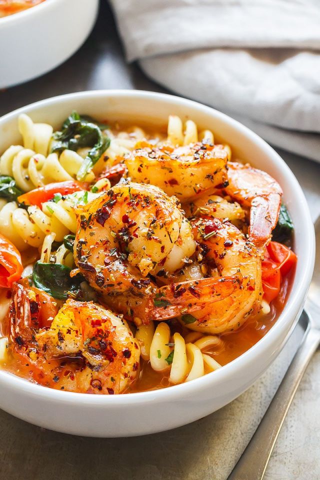 Instant Pot Pasta Soup with Shrimp
