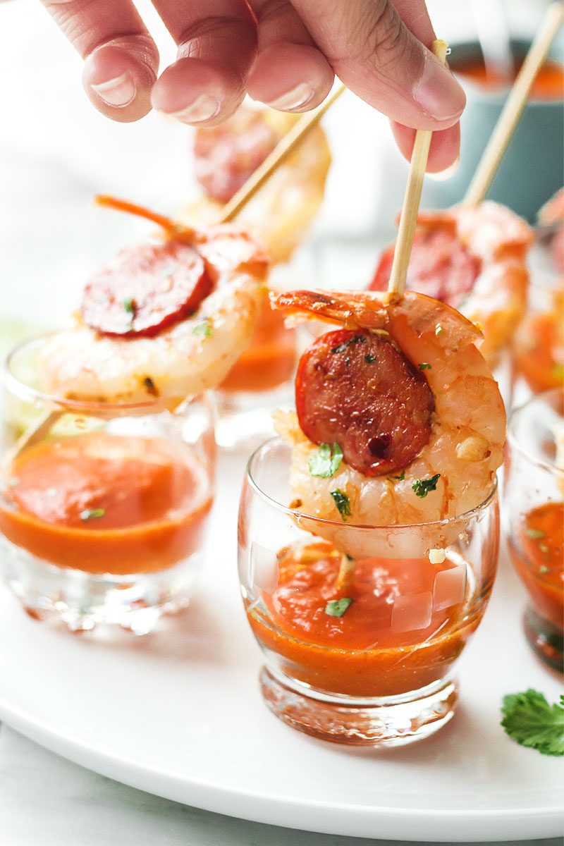 Shrimp and Chorizo Appetizers Recipe — Eatwell101