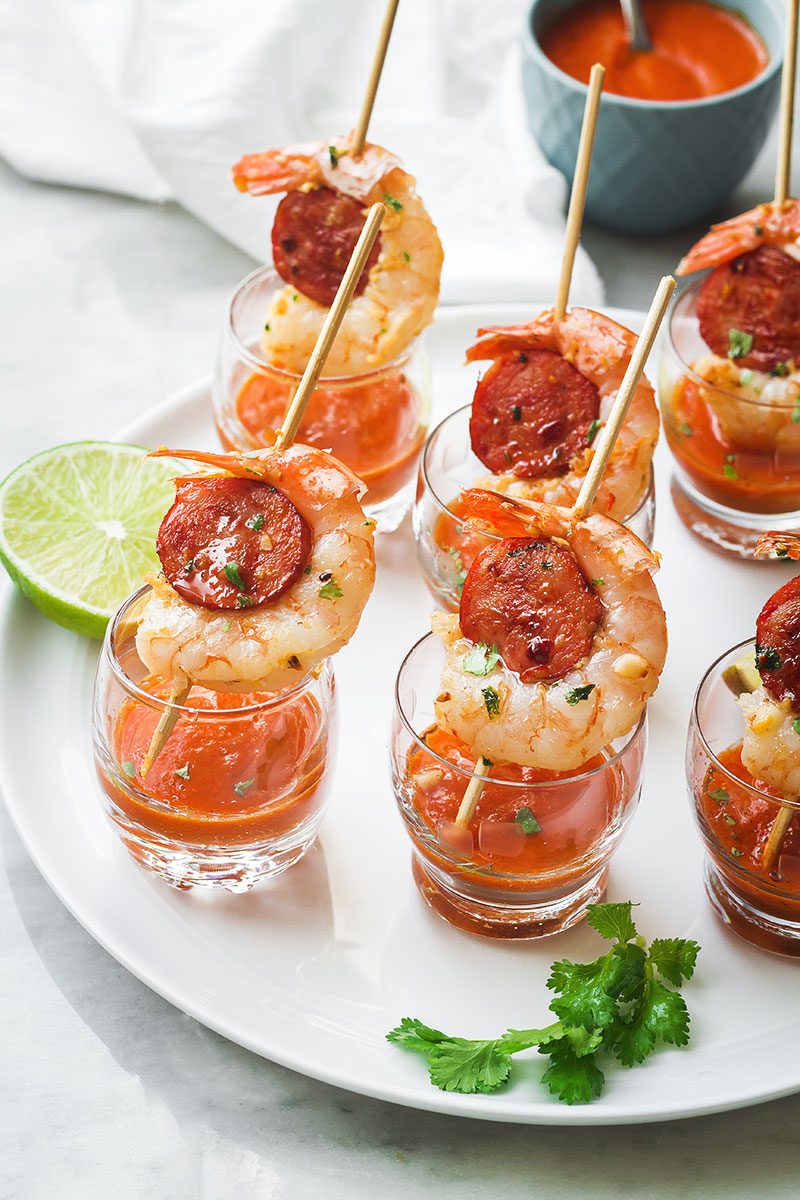 Shrimp and Chorizo Appetizers Recipe — Eatwell101