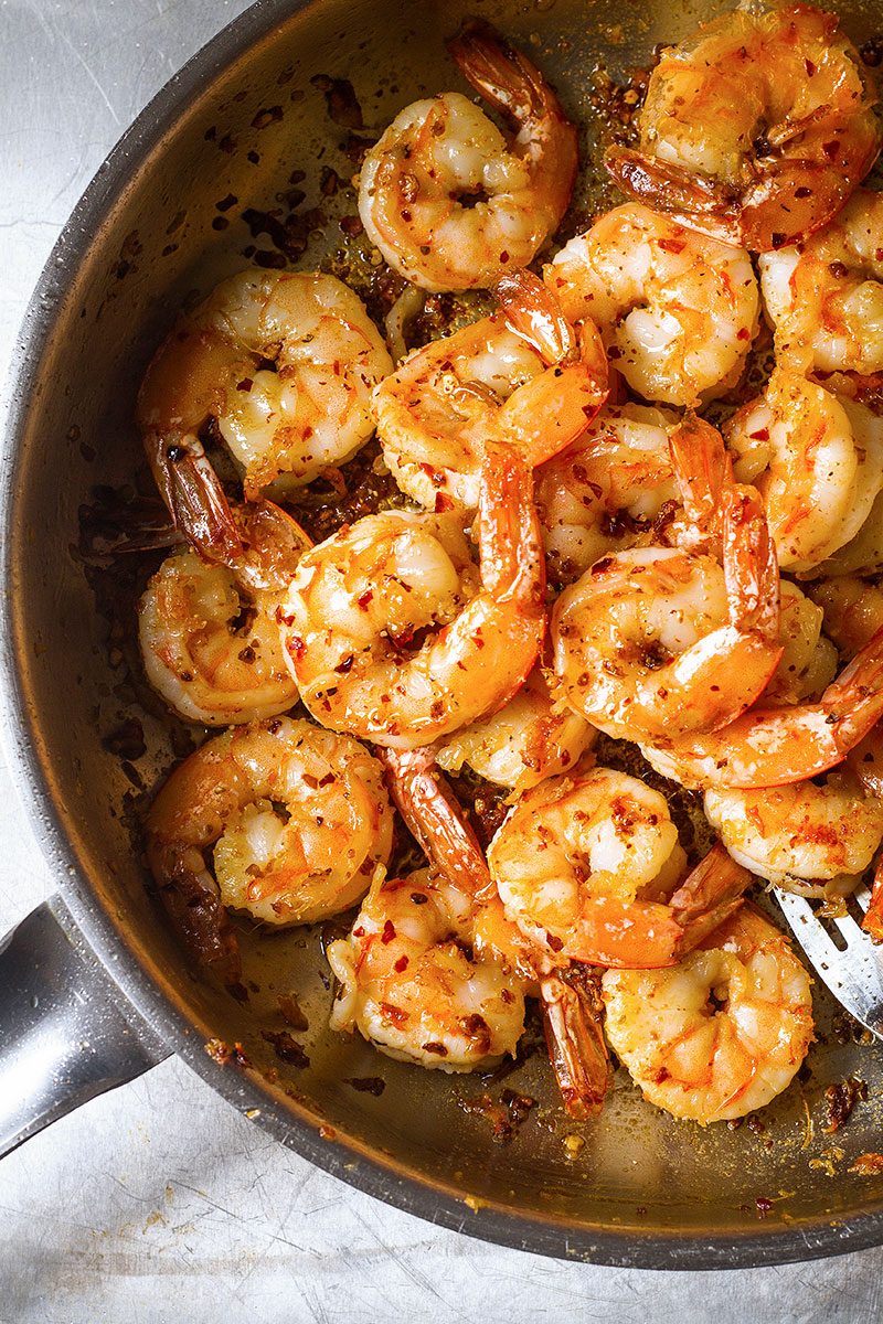 Spicy Shrimp and Broccoli Mash — Packed full of flavor, this low carb, paleo dinner will blow you away.