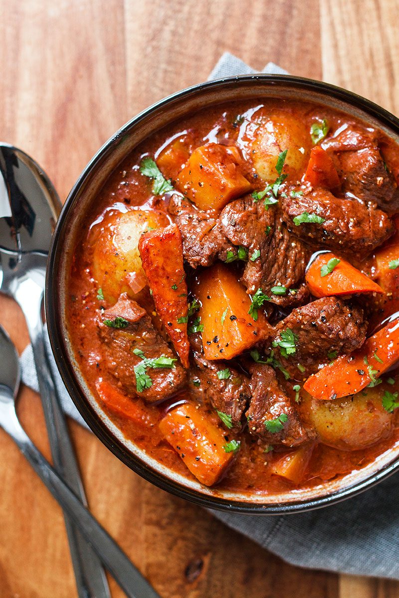 Slow Cooker Beef Stew Recipe with Butternut, Carrot and Potatoes ...