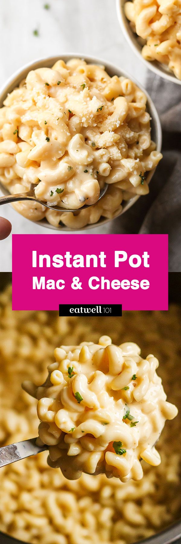 Instant Pot mac and cheese — Pure deliciousness, comfort and pleasure! Comfort food at its best for an instant dinner!