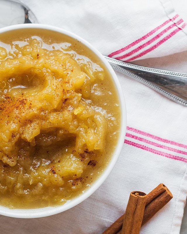 Instant Pot Applesauce - #recipe by #eatwell101 - https://www.eatwell101.com/instant-pot-applesauce-recipe