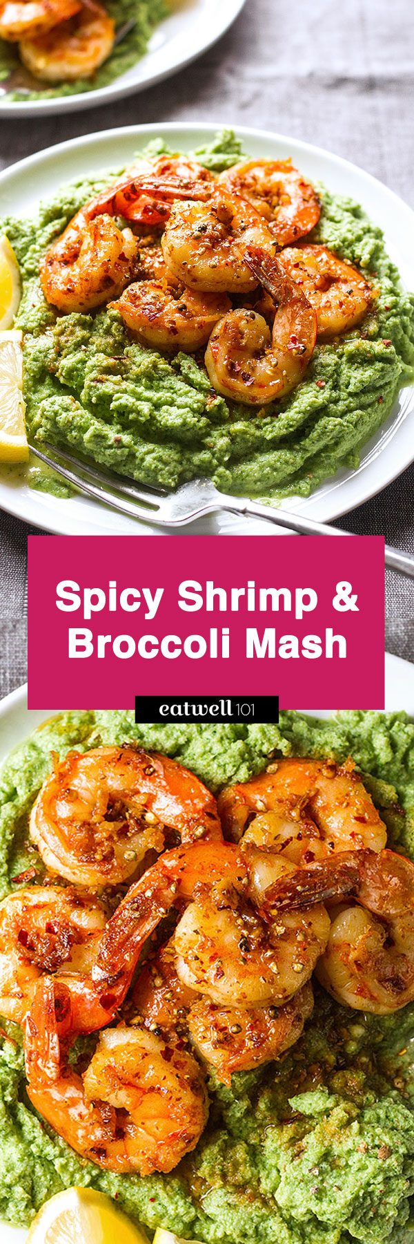 Spicy Shrimp and Broccoli Mash — #lowcarb #paleo #eatwell101 - Packed full of flavor, this low carb, paleo dinner will blow you away.