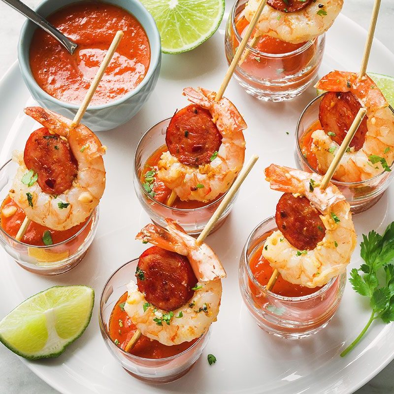 Grilled Shrimp and Chorizo Appetizers – Best Shrimp Recipe — Eatwell101