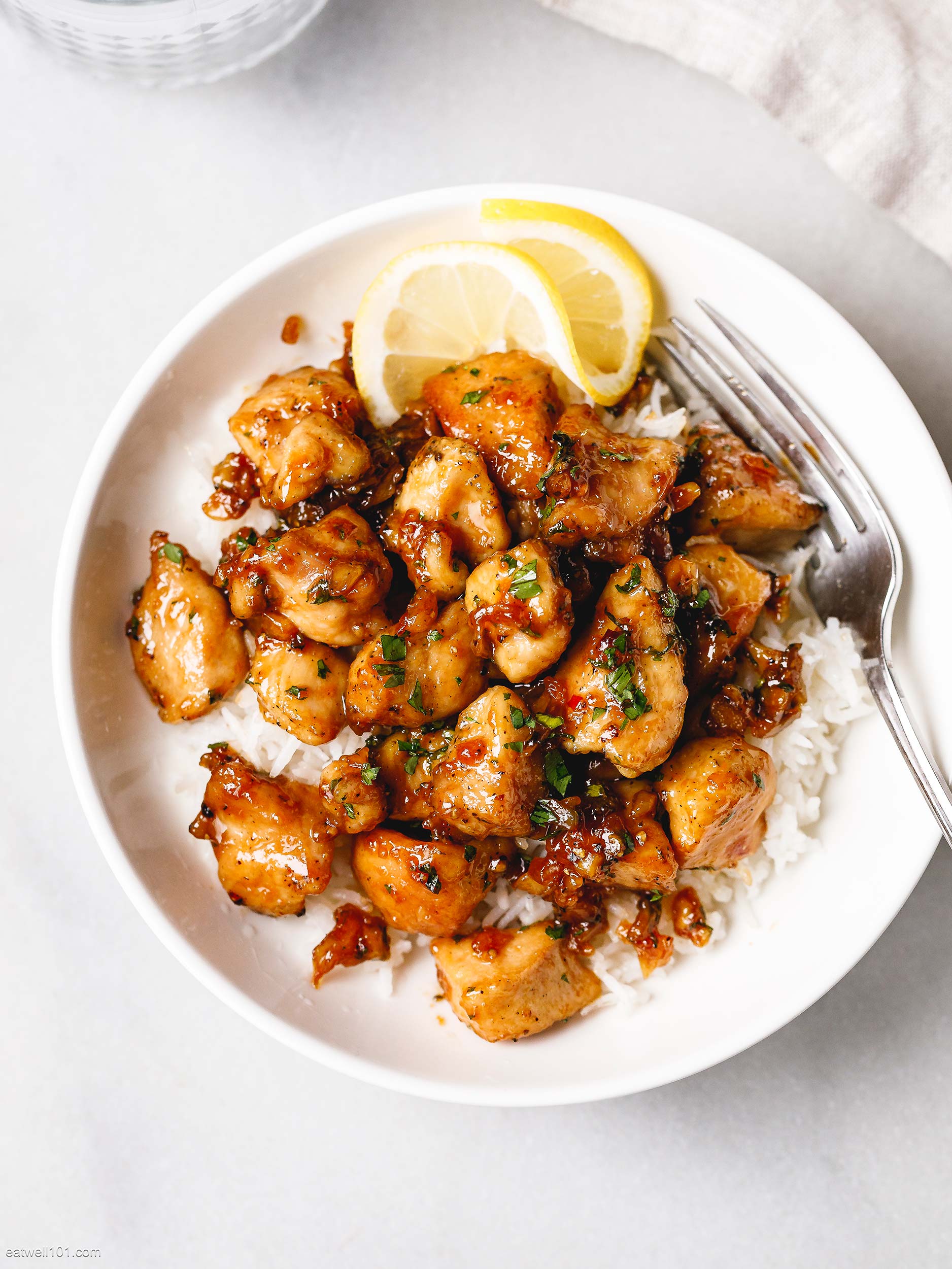 Honey Garlic Chicken Bites