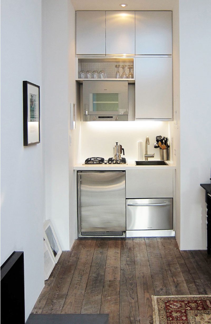 Kitchen in a closet!